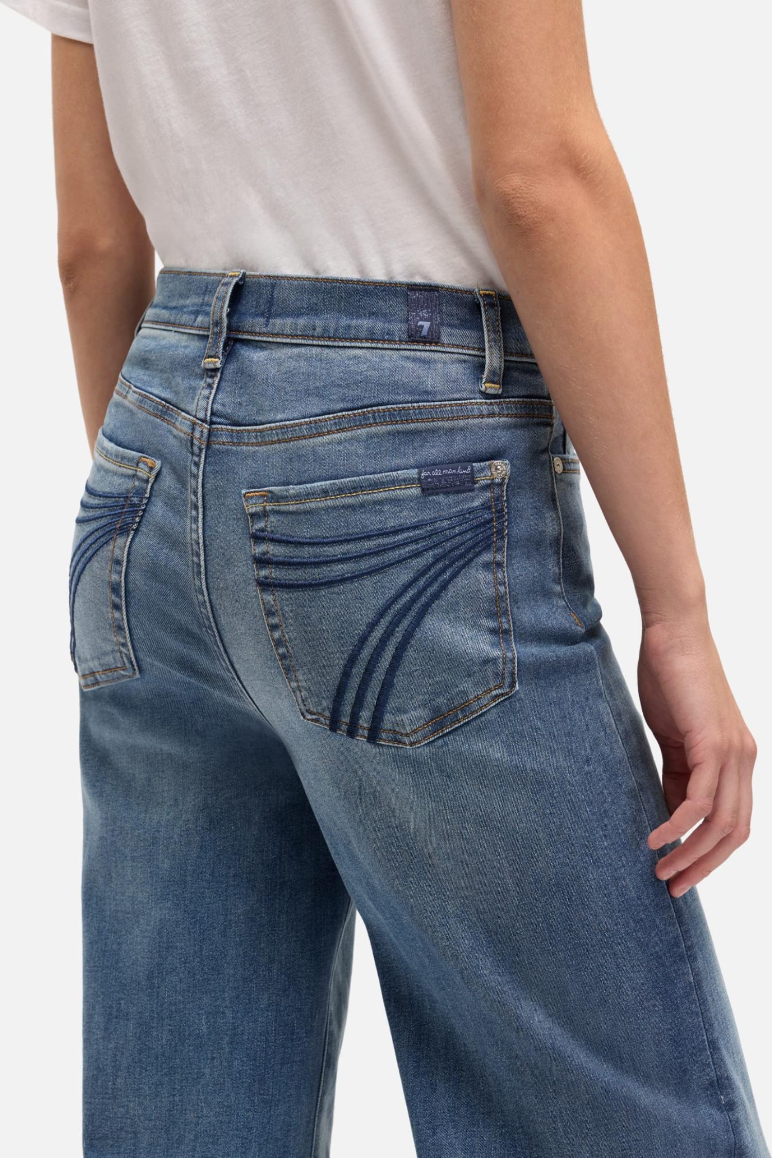 7FAMK Womens Jeans 24x32 / Swim/Light Blue 7 For All Mankind Jeans Womens Ultra High Rise Jo