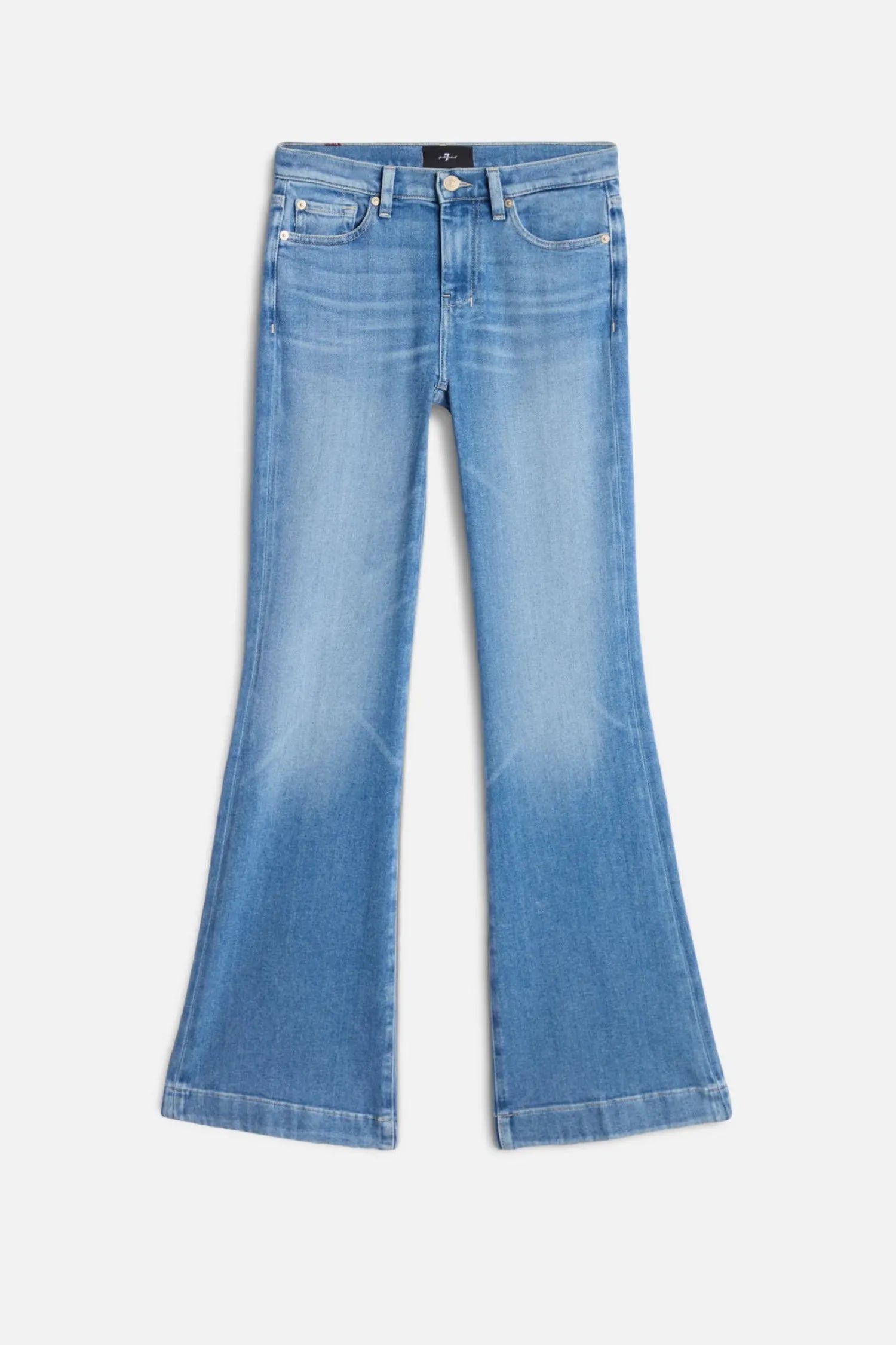 7FAMK Womens Jeans 7 For All Man Kind Jeans Womens Bluehaven Mid Rise