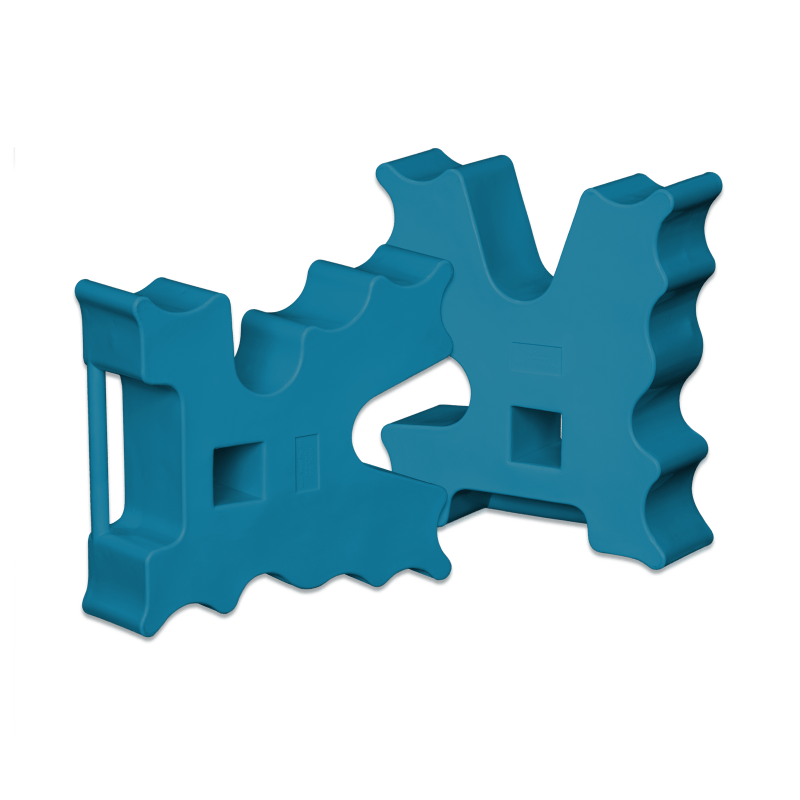 Ag Boss Arena Teal Cavaletti Blocks