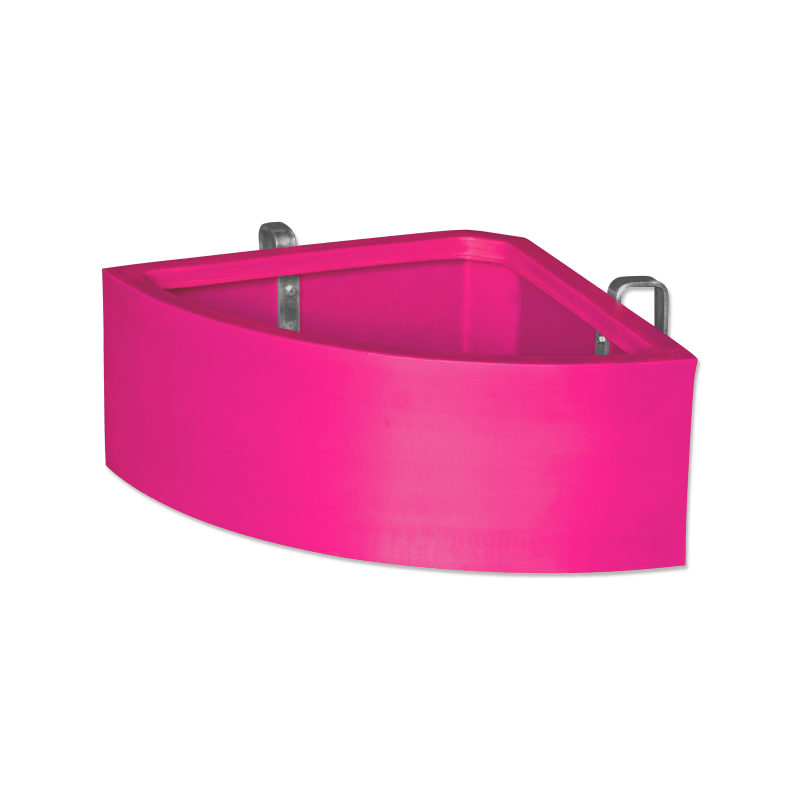Ag Boss Stable - Tack Room Accessories 45L / Pink Hanging Corner Feeder (LOCAL PICK UP ONLY)