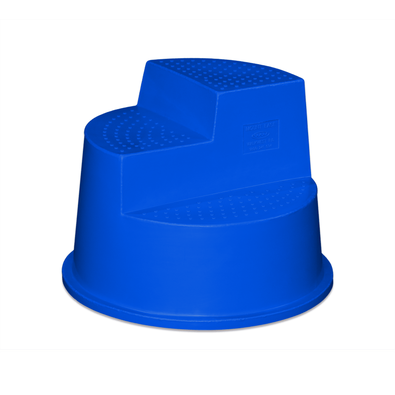 AGBOSS Stable & Tack Room Accessories Blue Mount Ease Mounting Block (LOCAL PICK UP ONLY)