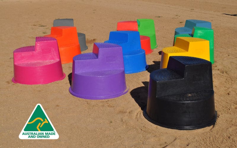 AGBOSS Stable & Tack Room Accessories Mount Ease Mounting Block (LOCAL PICK UP ONLY)