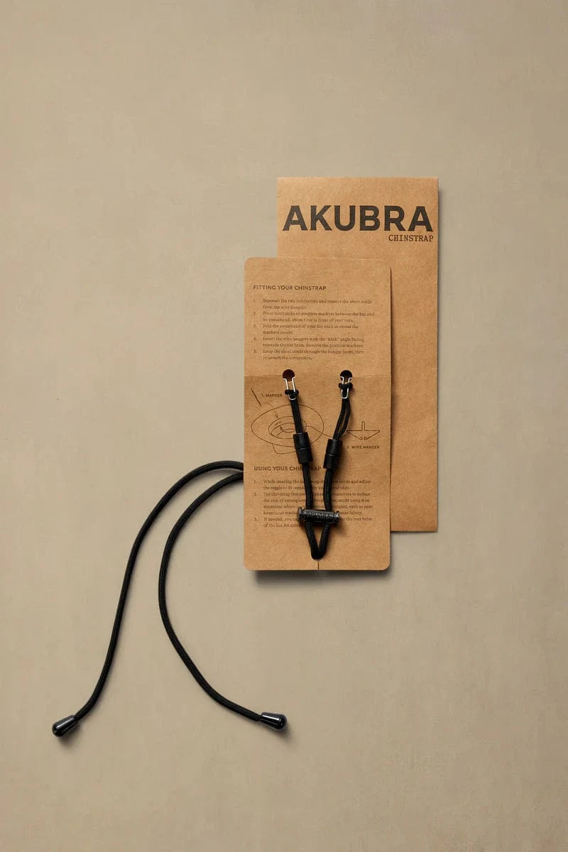 Akubra Hat Accessories Black Akubra Chinstrap