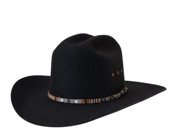 Akubra Hats 53cm / Black Akubra Bronco Black