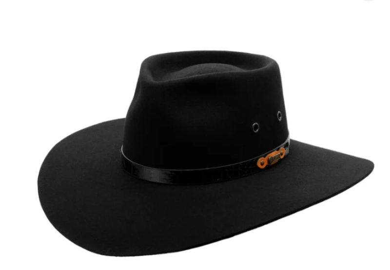 Akubra Hats 58cm / Black Akubra Territory Black