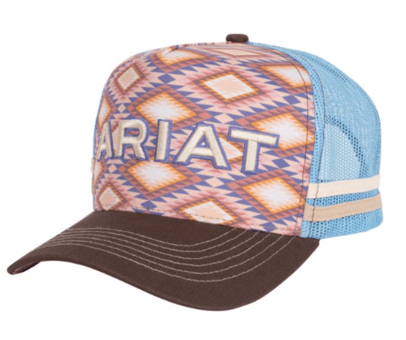 Ariat Caps Aztec Ariat Cap Trucker Aztec Blanket