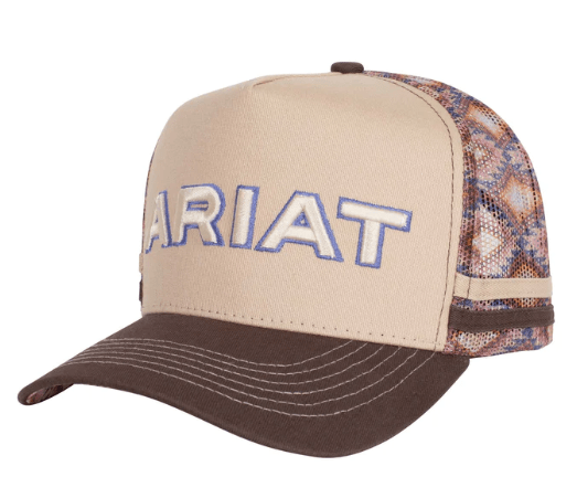 Ariat Caps Aztec Ariat Cap Trucker Mesh Aztec Blanket