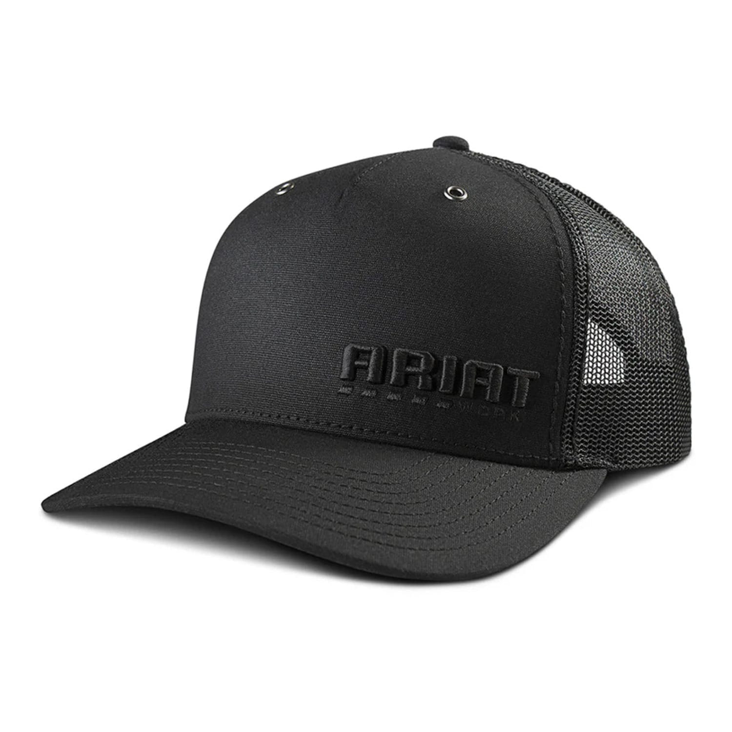 Ariat Caps Black Ariat Cap Mens Richardson 112 Embroidered