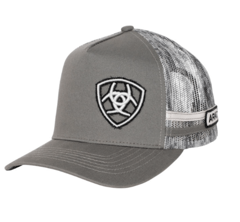 Ariat Caps Castlerock Grey Ariat Trucker Cap Digi Camo