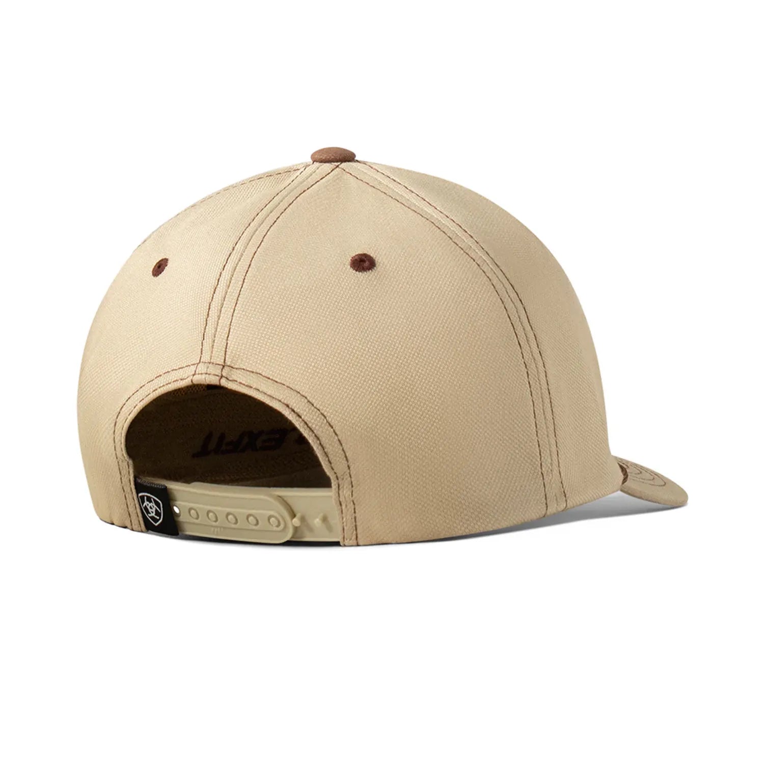 Ariat Caps Khaki Ariat Cap Mens Patch Fabric Snapback