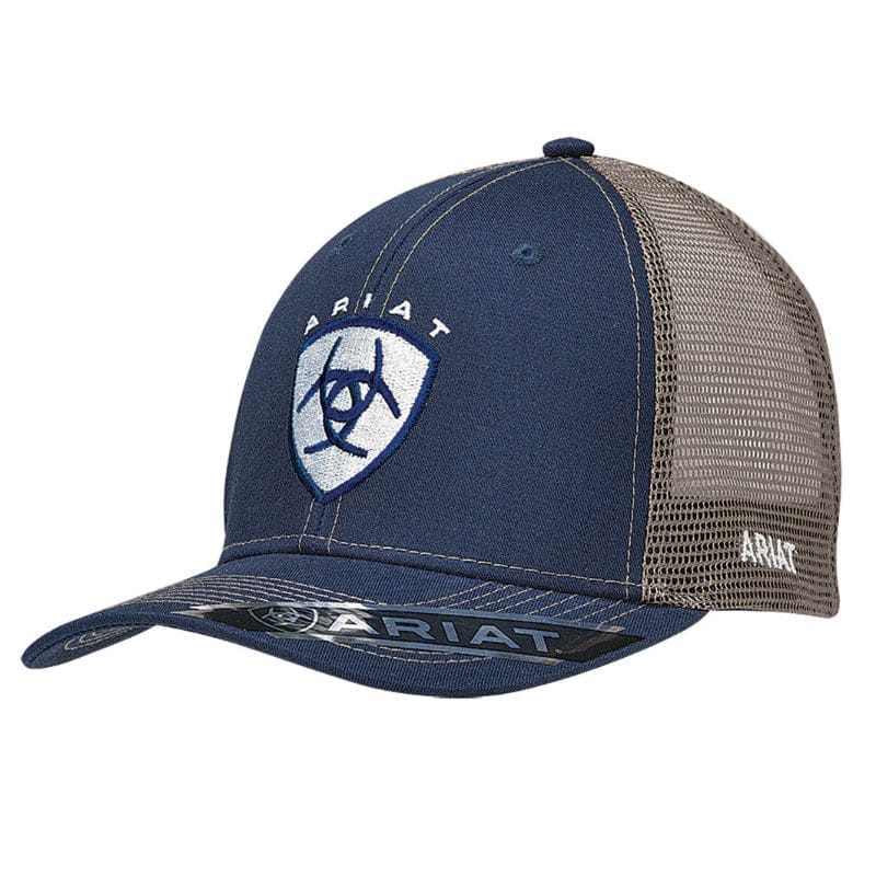 Ariat Caps Navy Ariat Mens Logo Cap