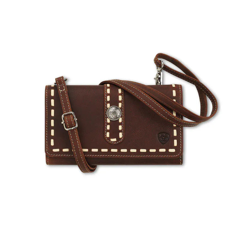 Ariat Handbags - Wallets Brown Ariat Handbag Teagan Crossbody Clutch