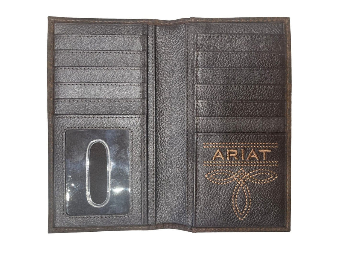 Ariat Handbags - Wallets Brown Ariat Wallet Rodeo Interior Zipper Pocket