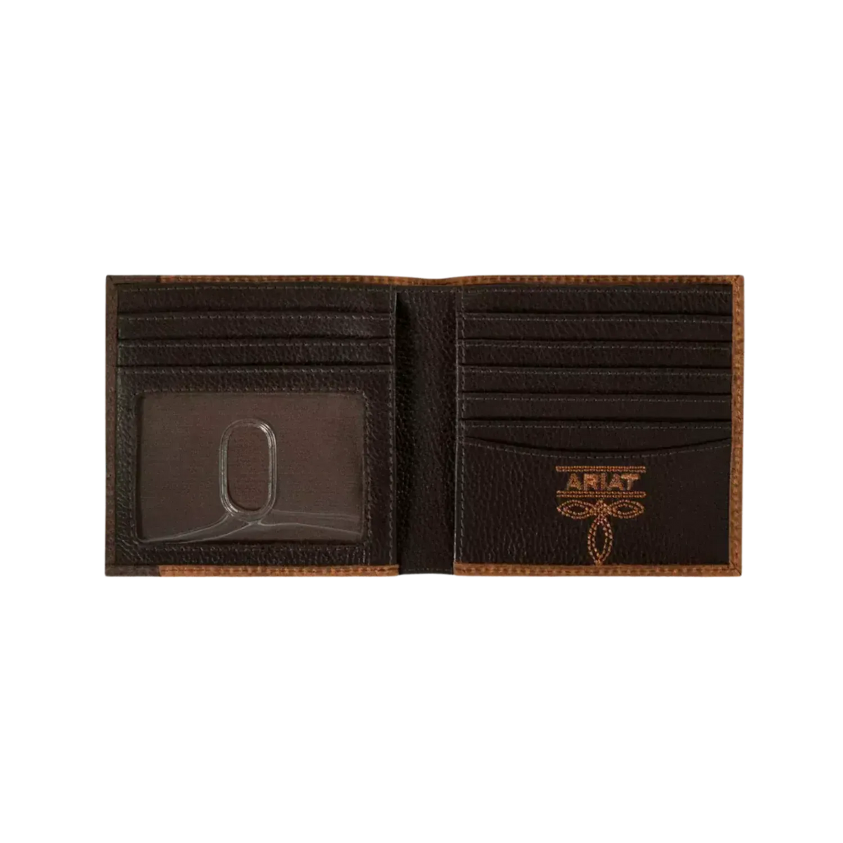 Ariat Handbags - Wallets L / Brown Rowdy Ariat Wallet Bi Fold Overlay Shield