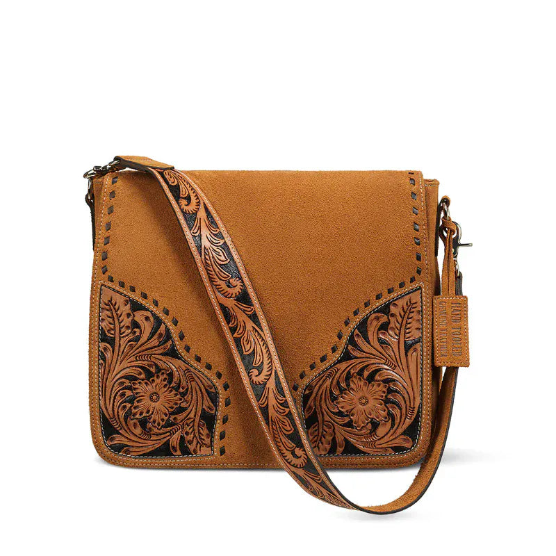 Ariat Handbags - Wallets Tan Ariat Handbag Sierra Shoulder Roughout