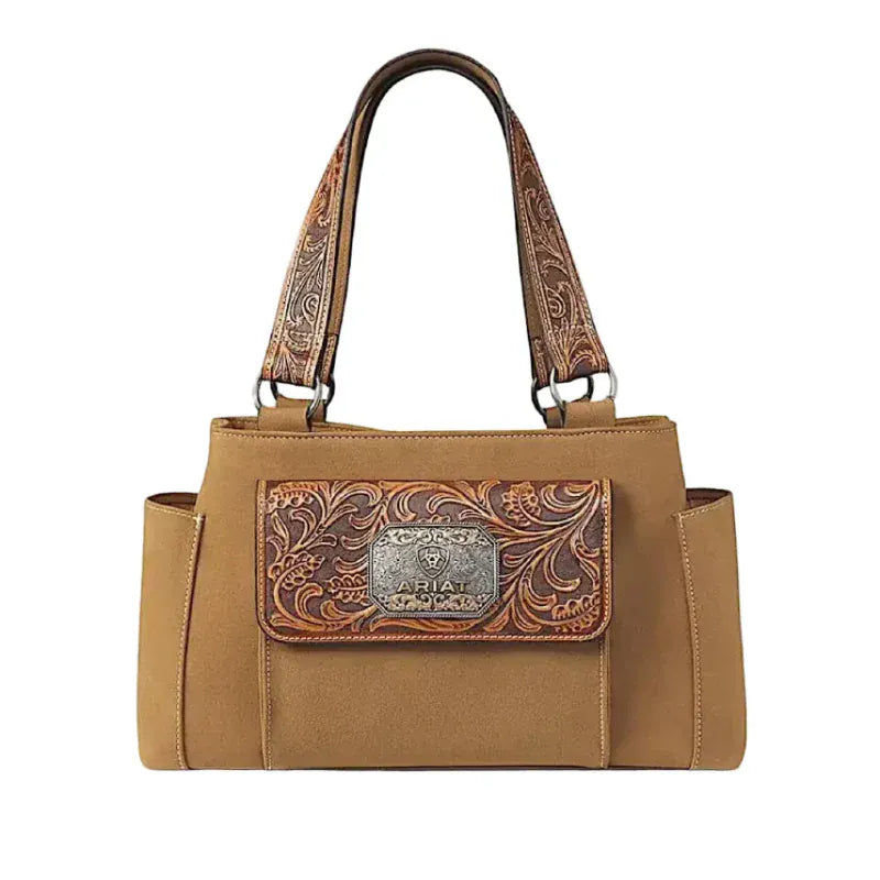 Ariat Handbags - Wallets Tan Ariat Satchel Evelyn