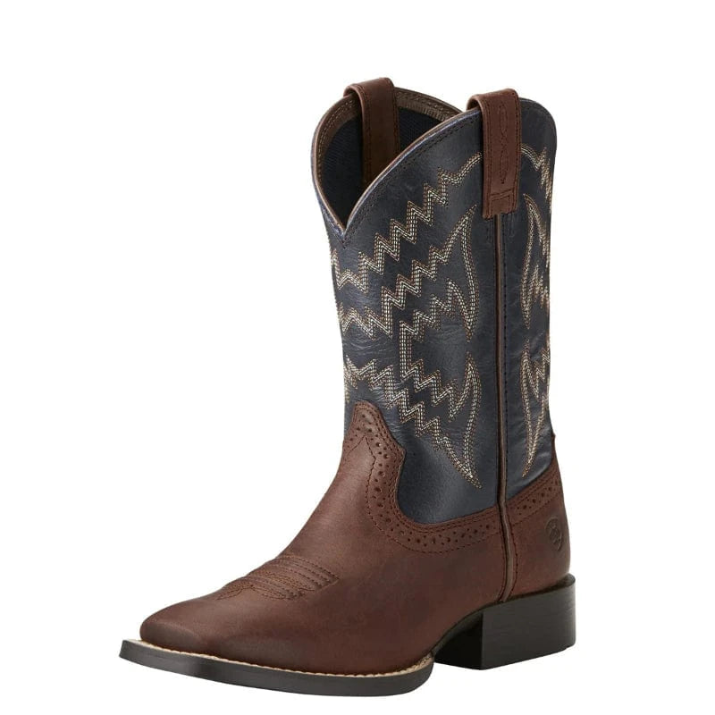 Ariat Kids Boots & Shoes CH 10 / Brazen Brown/Arizona Sky Ariat Boots Kids Tycoon