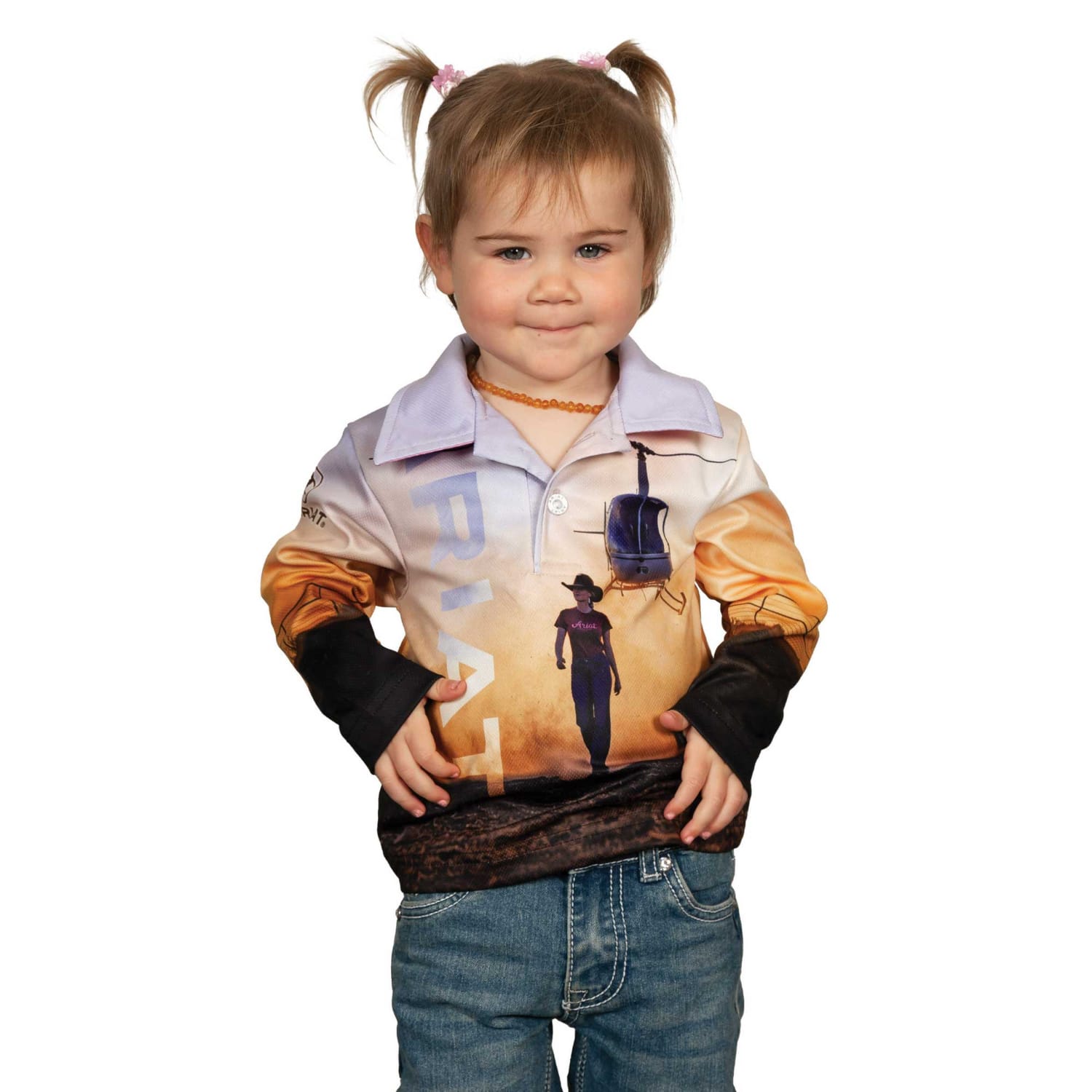 Ariat Kids Shirts 06 Ariat Shirt Kids Fishing Outback Cowgirl