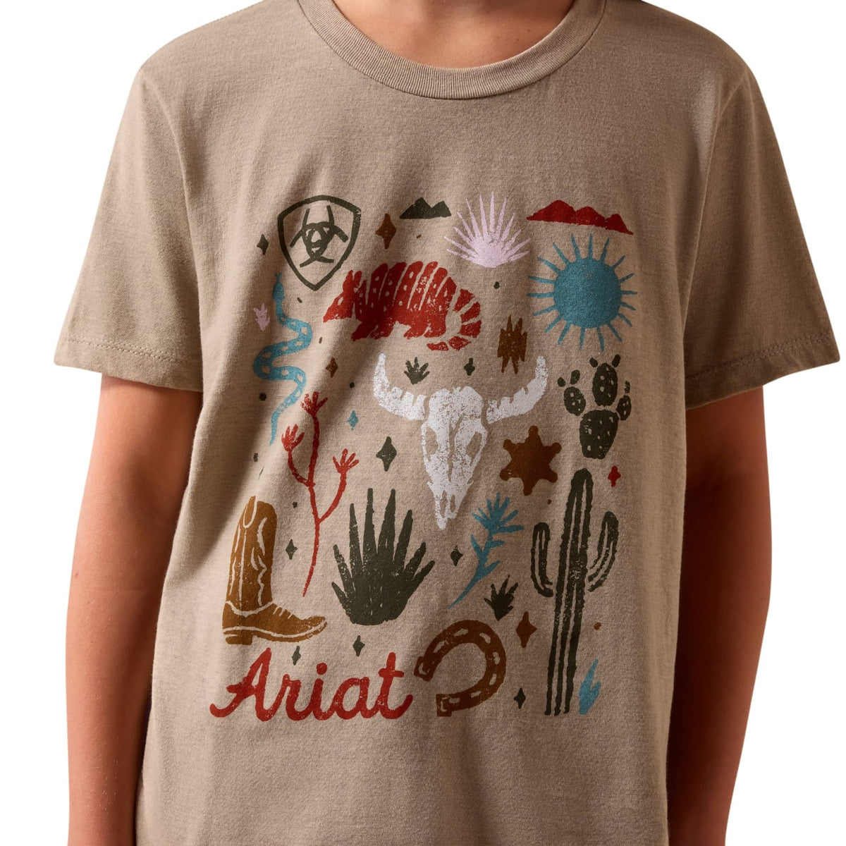 Ariat Kids Shirts Ariat Tee Girls Western Collage