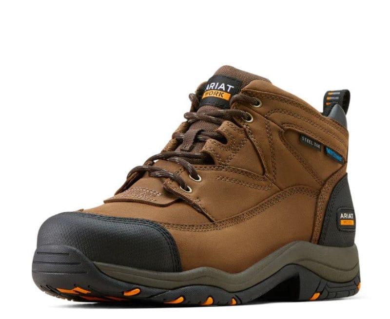 Ariat Mens Boots - Shoes MEN 9 / Distressed Brown Ariat Boots Mens Duraterrain H2O Steel Toe