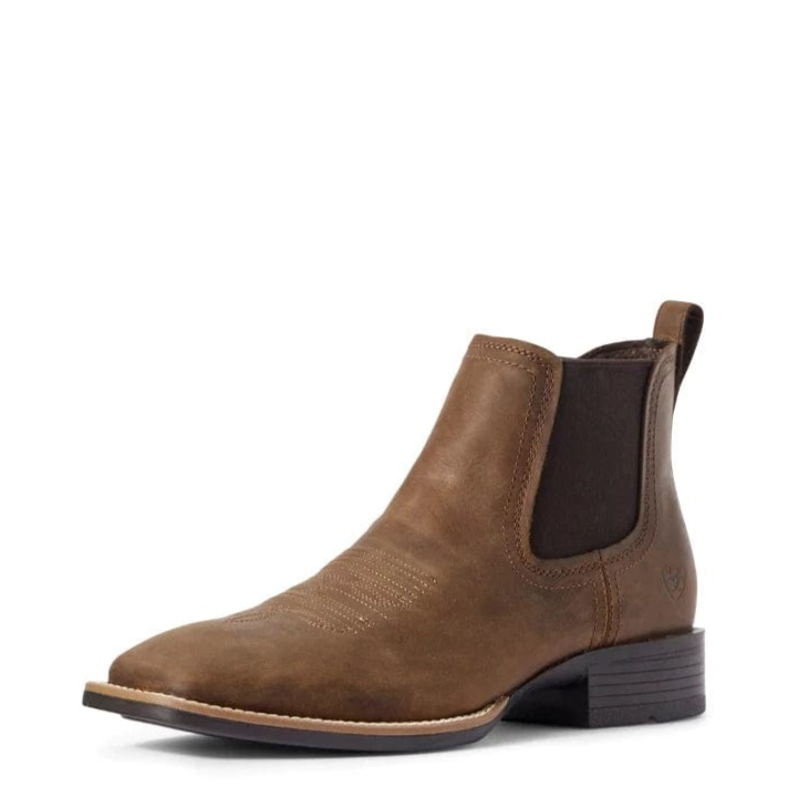 Ariat Mens Boots & Shoes MEN 9 / Distressed Tan Ariat Boots Mens Sport Booker