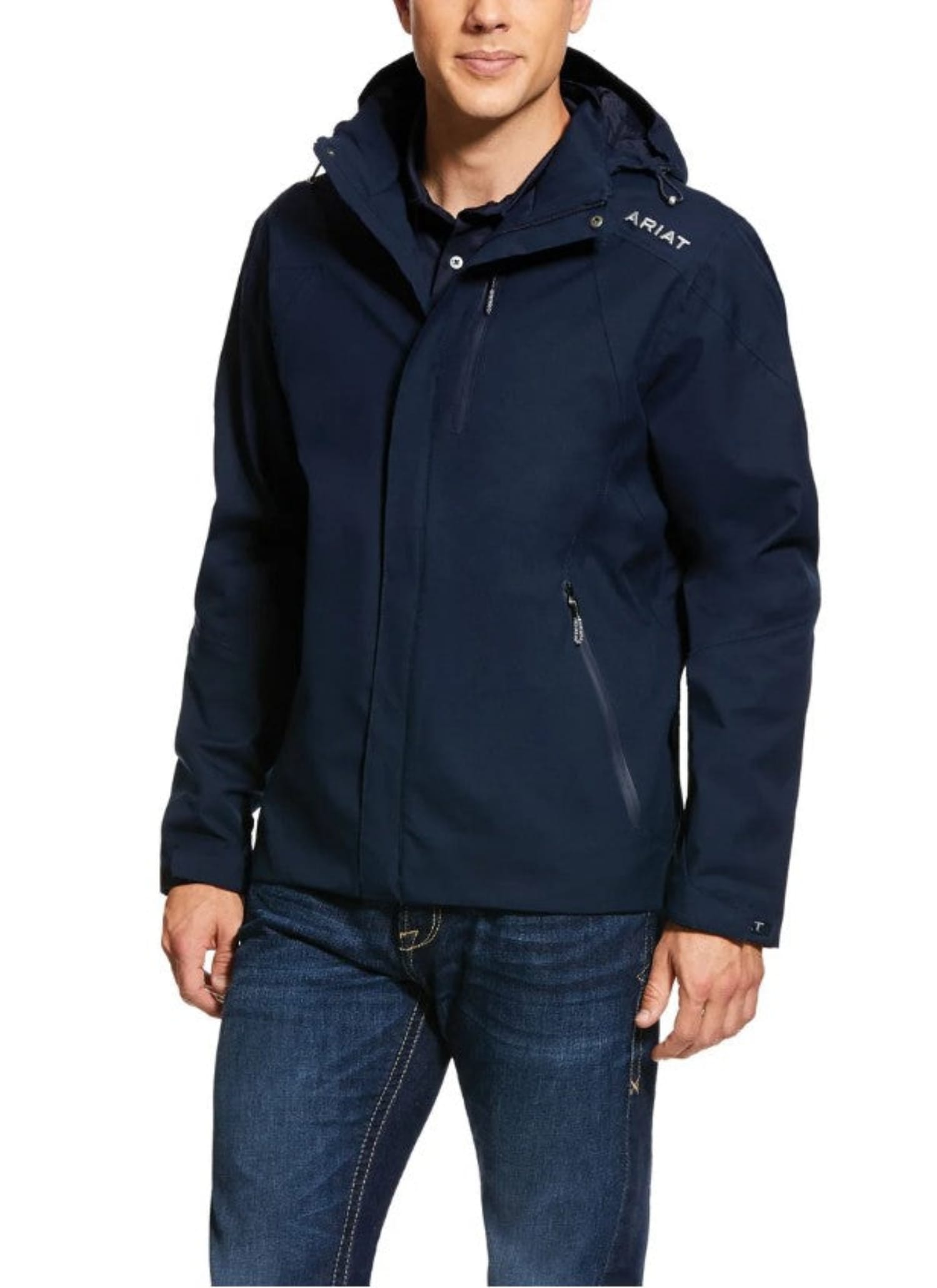 Ariat Mens Jumpers- Jackets - Vests M / Navy Ariat Jacket Mens Coastal H20