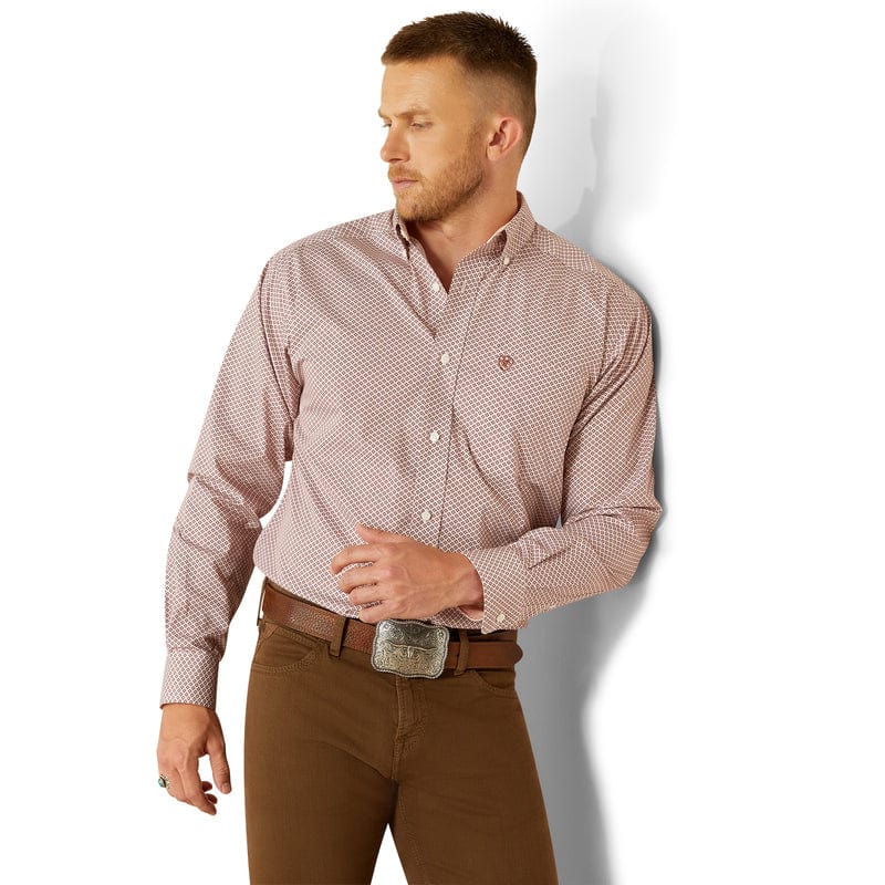 Ariat Mens Shirts Ariat Shirt Mens Avery Wrinkle Free Classic Fit