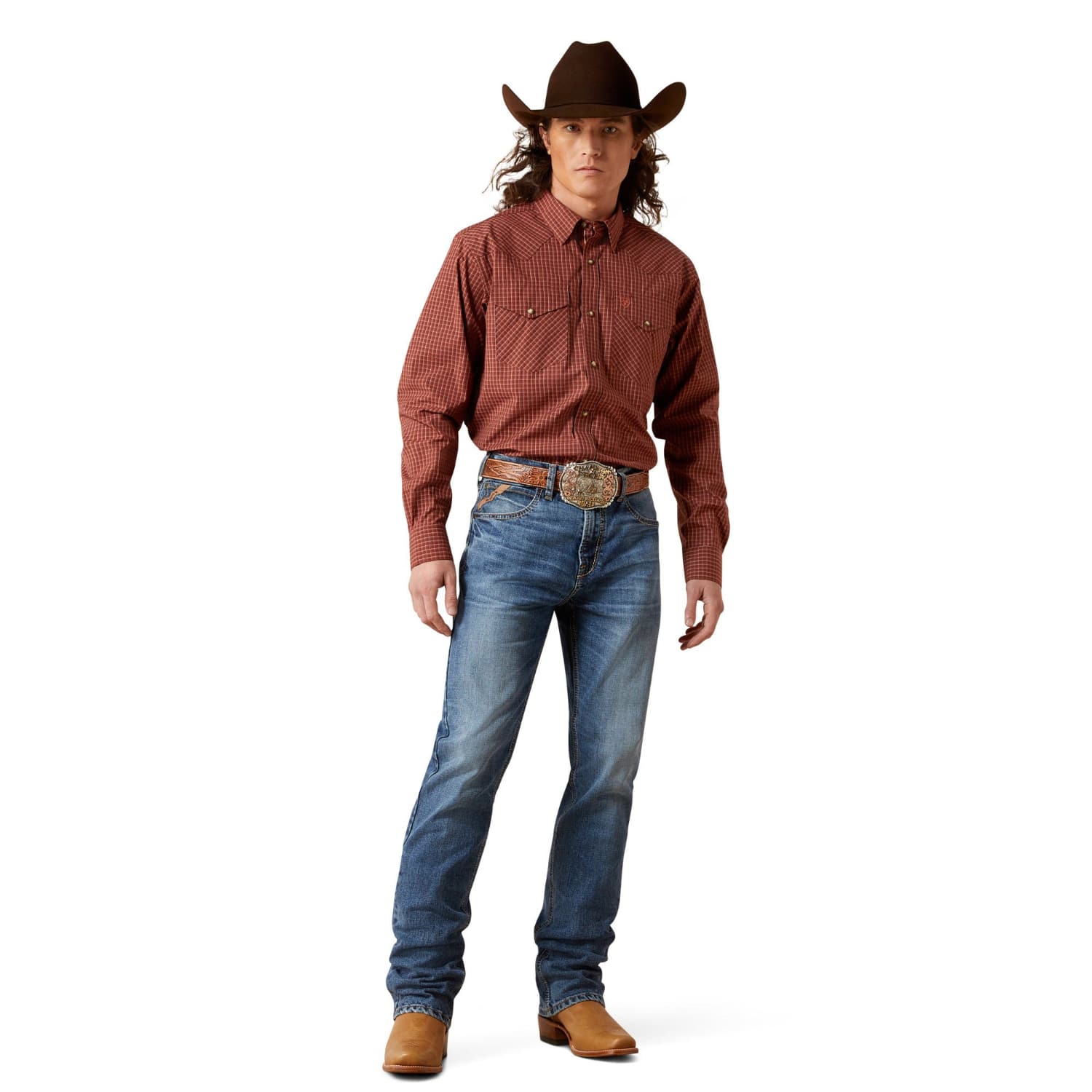 Ariat Mens Shirts Ariat Shirt Mens Pro Series Fabian Fitted Snap