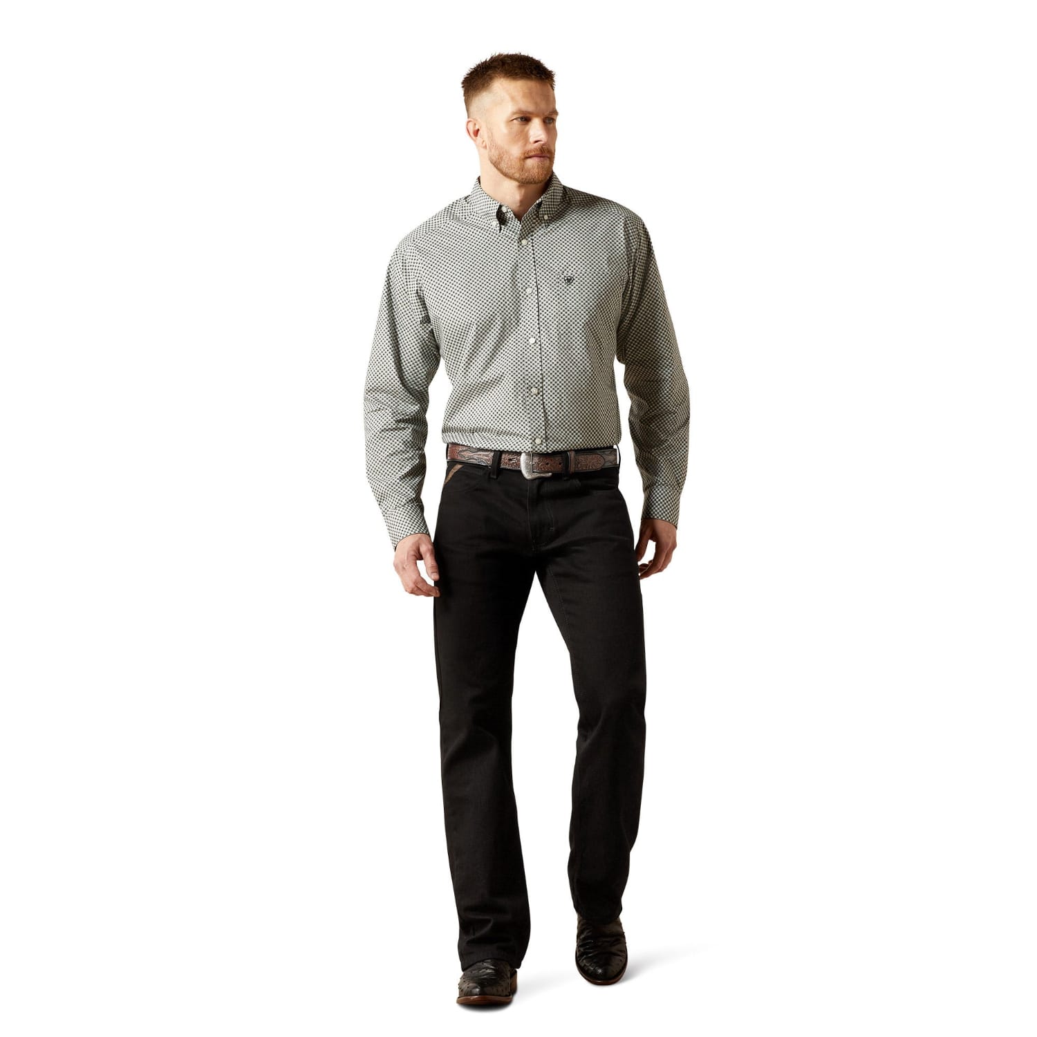 Ariat Mens Shirts Ariat Shirt Mens Tristan Classic Fit