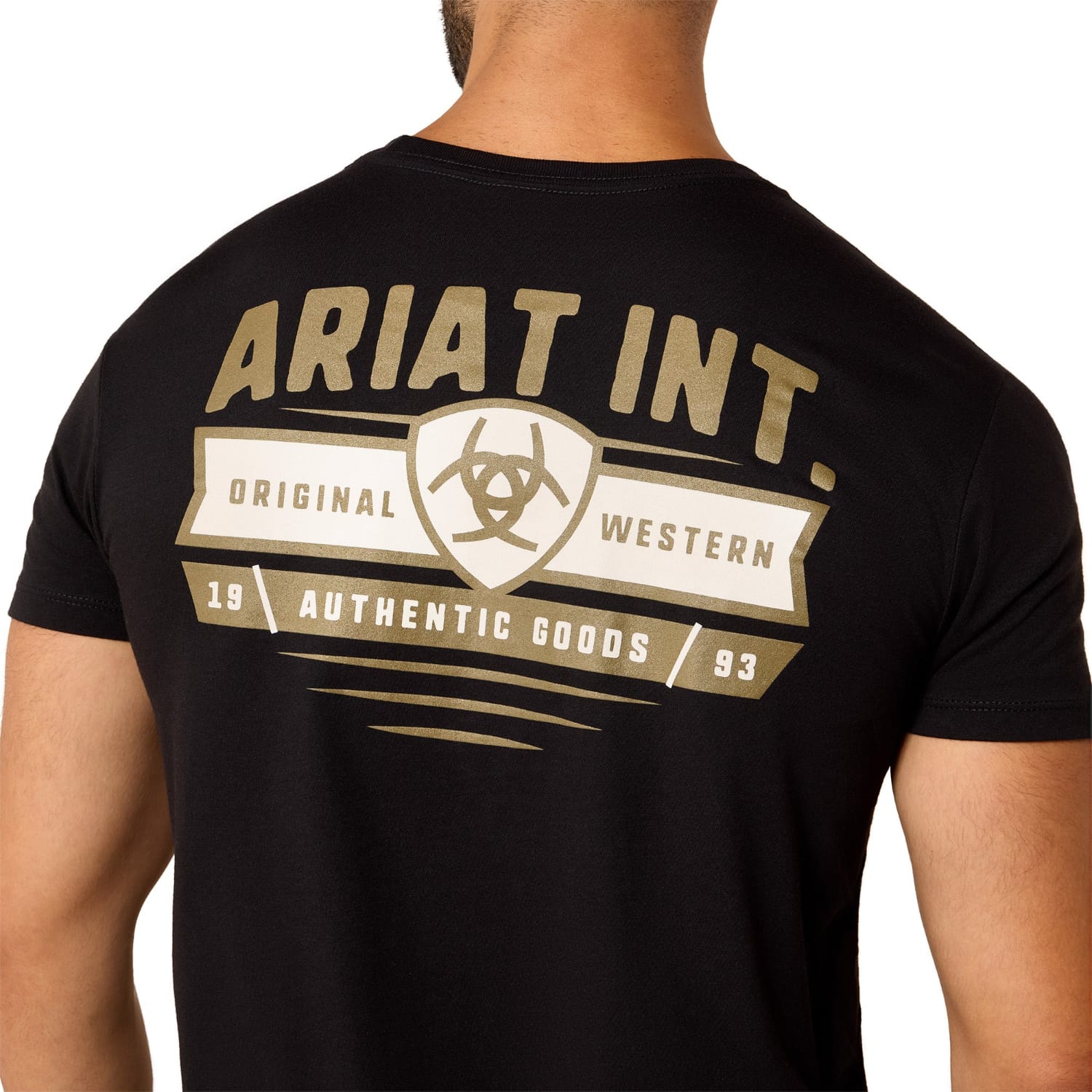 Ariat Mens Shirts Ariat Tee Mens Banner Badge