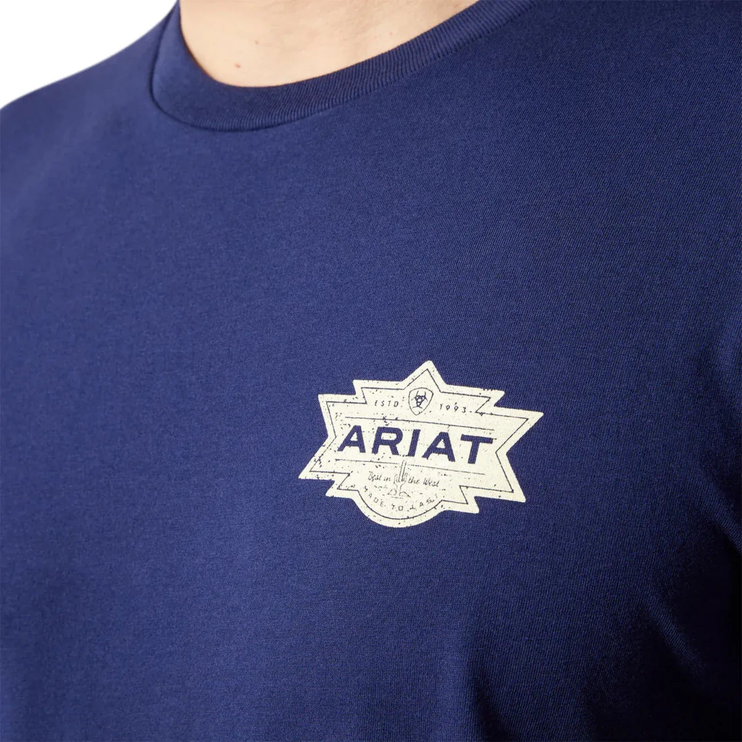 Ariat Mens Shirts Ariat Tee Mens Mesa Motif Lockup