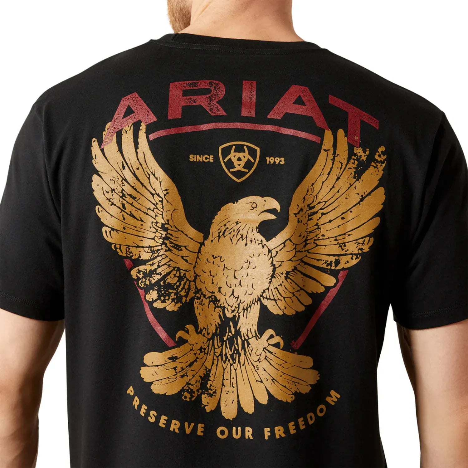 Ariat Mens Shirts Ariat Tee Mens Rustic Eagle