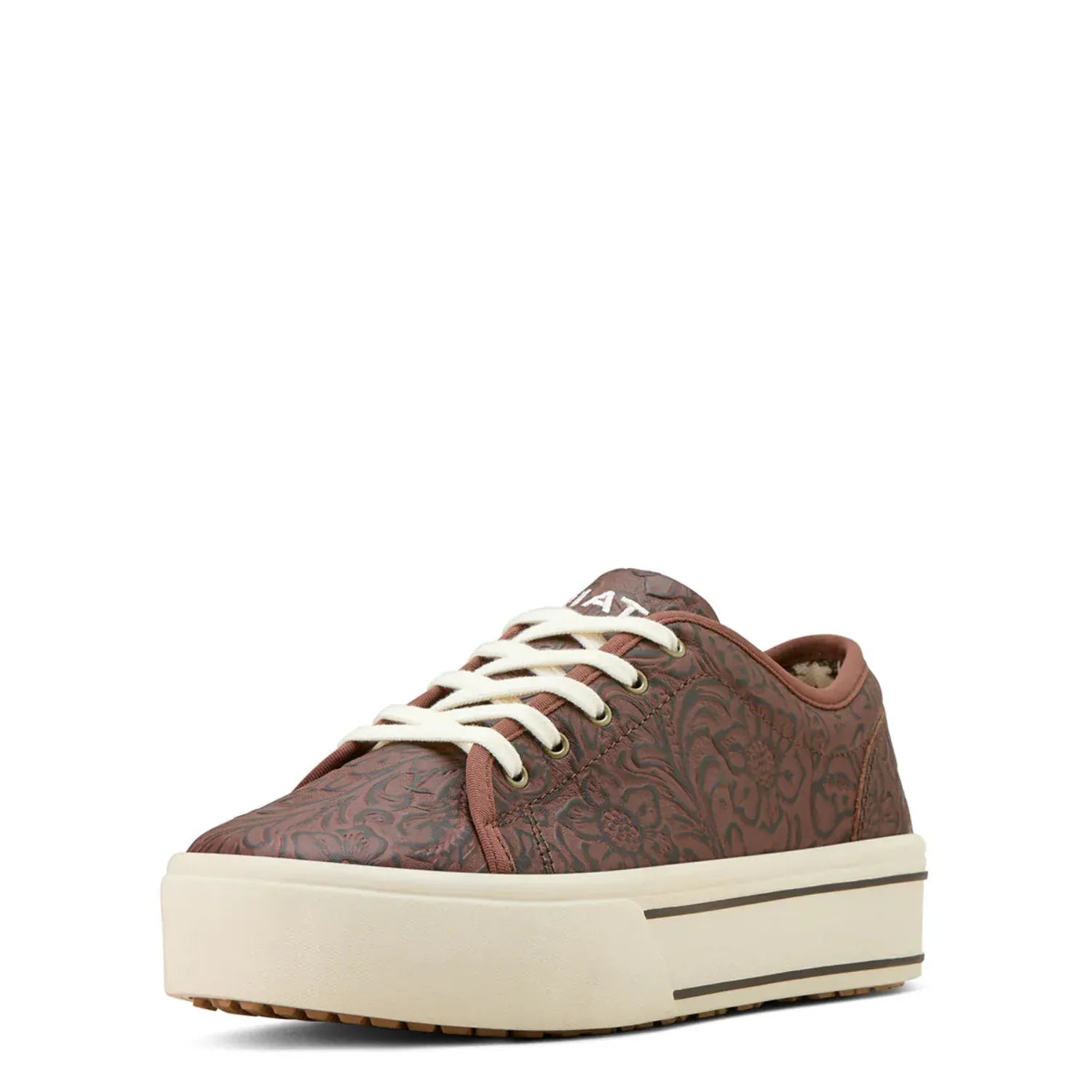 Ariat Womens Boots - Shoes WMN 7.5 / Brown Emboss Ariat Womens Skylar Brown Floral Emboss Shoes