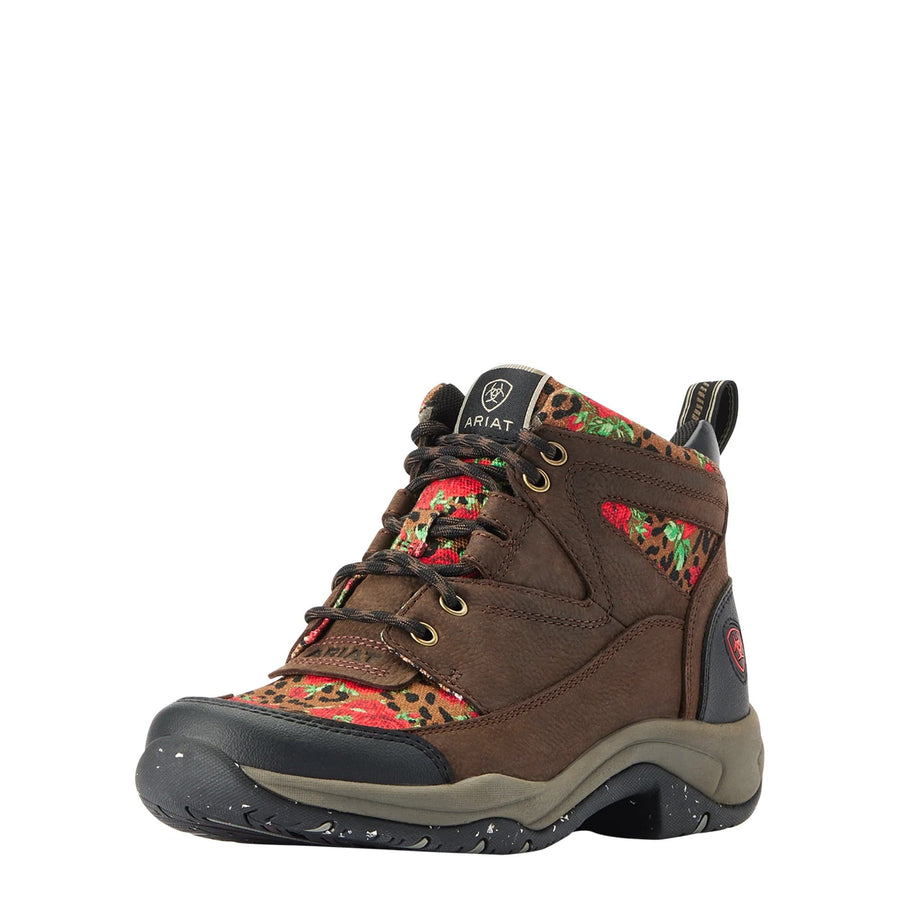 Ariat Womens Boots & Shoes WMN 7.5 / Java/Leopard Roses Ariat Womens Terrian Eco Boots (10046973)