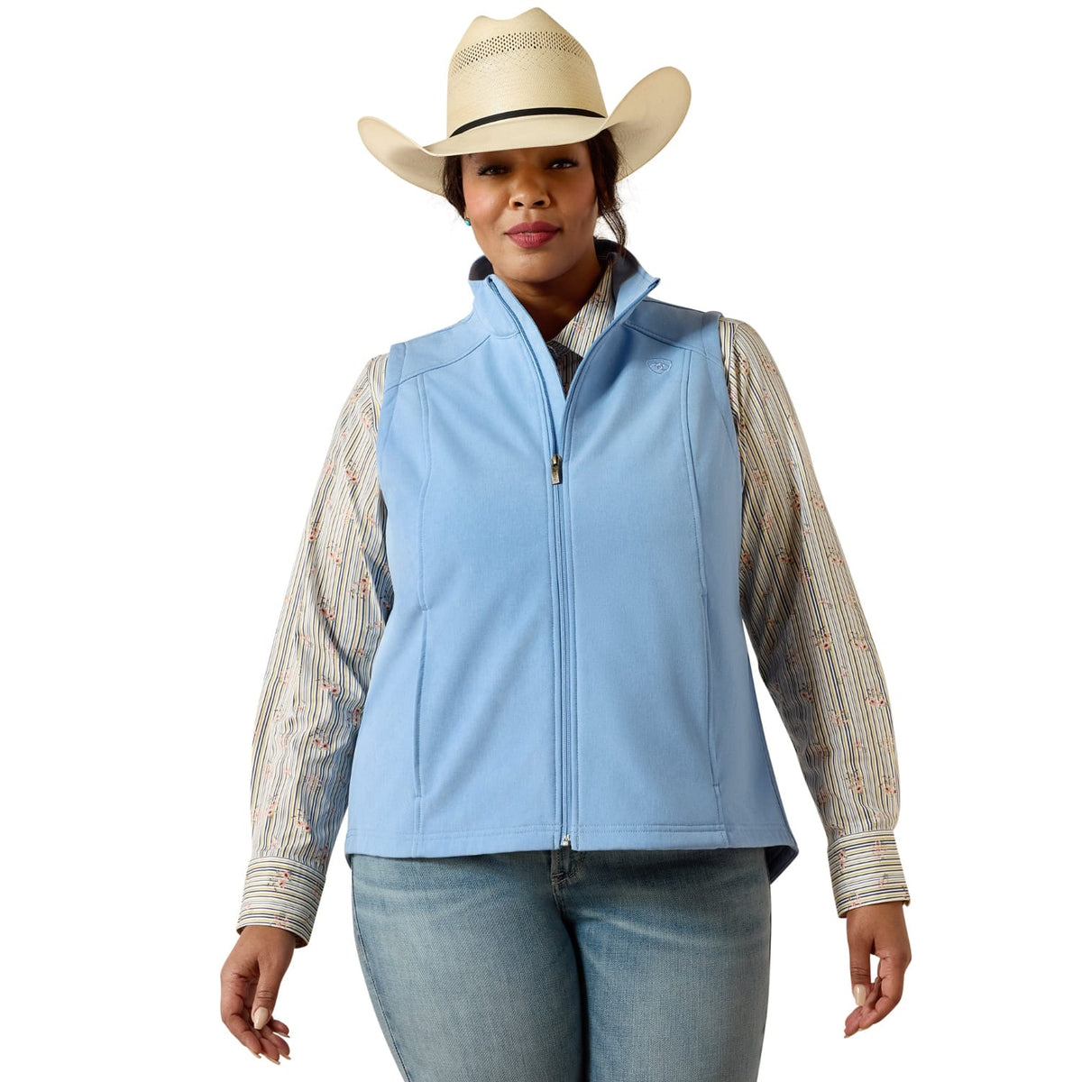 Ariat Womens Jumpers- Jackets - Vests Ariat Vest Womens Logo Softshell Ashleigh