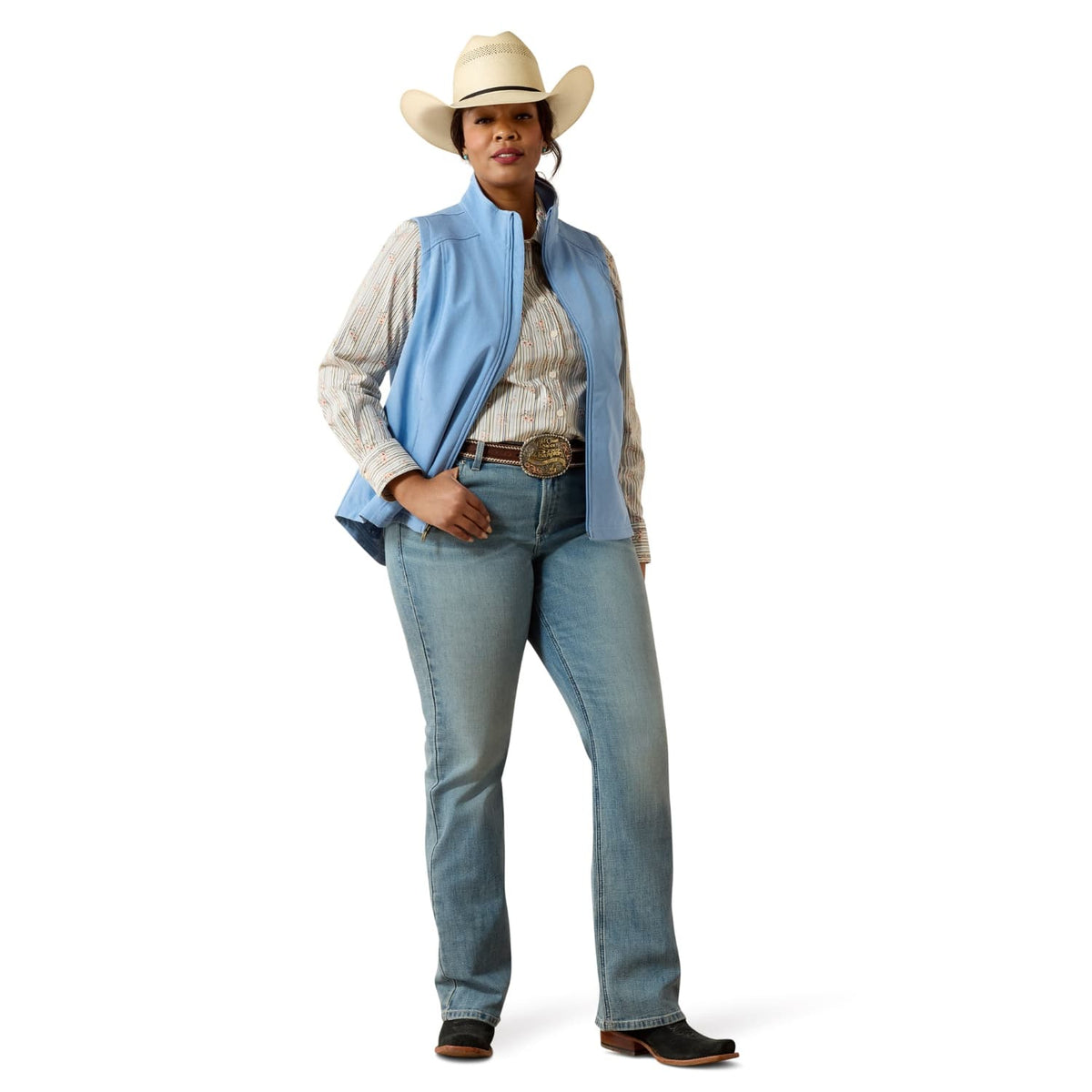 Ariat Womens Jumpers- Jackets - Vests Ariat Vest Womens Logo Softshell Ashleigh