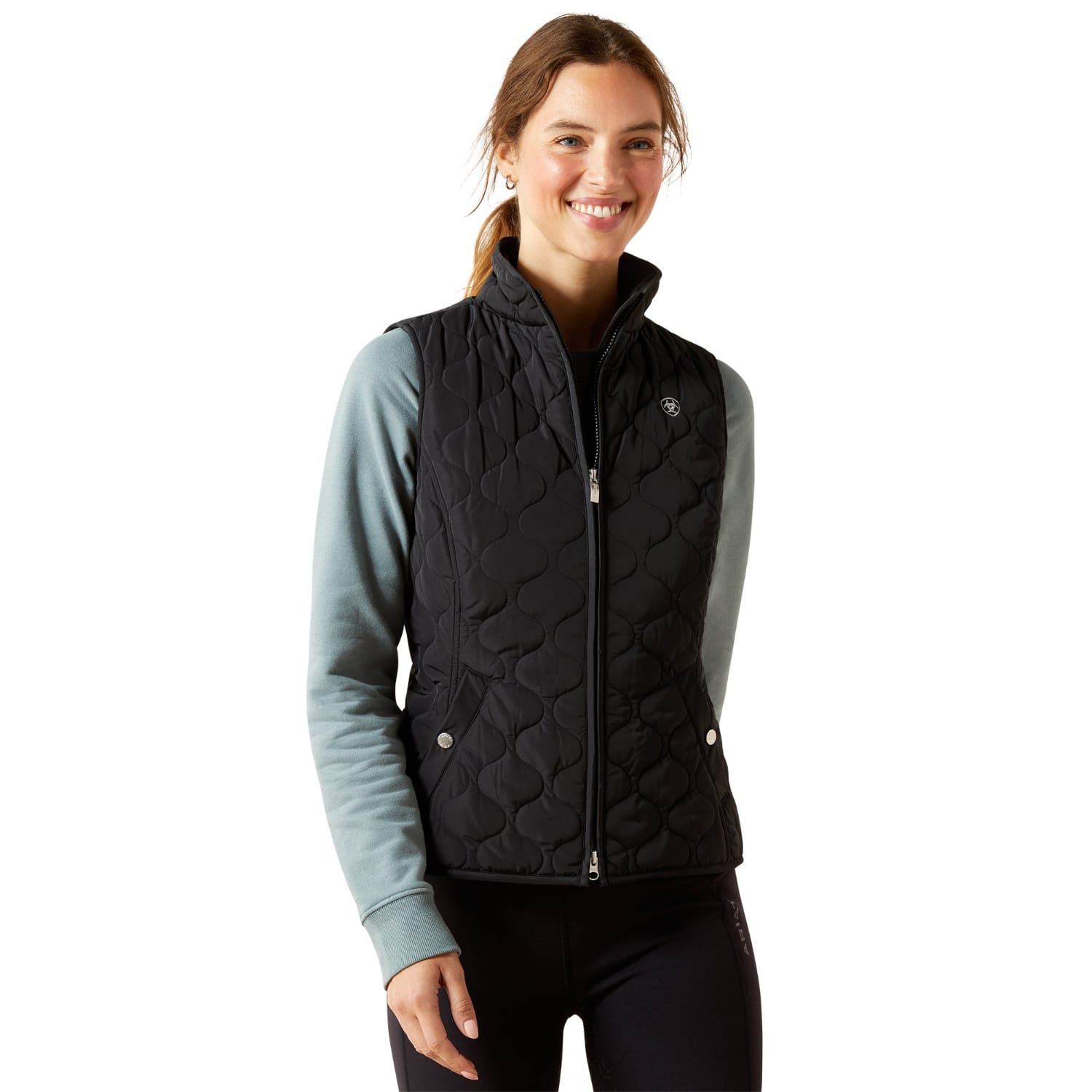 Ariat Womens Jumpers- Jackets - Vests S / Black Ariat Vest Womens Ashley 2.0 Insulated