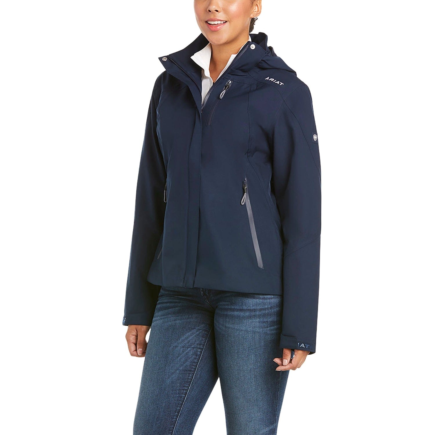 Ariat Womens Jumpers- Jackets - Vests XS / Navy Ariat Jacket Womens Coastal H20
