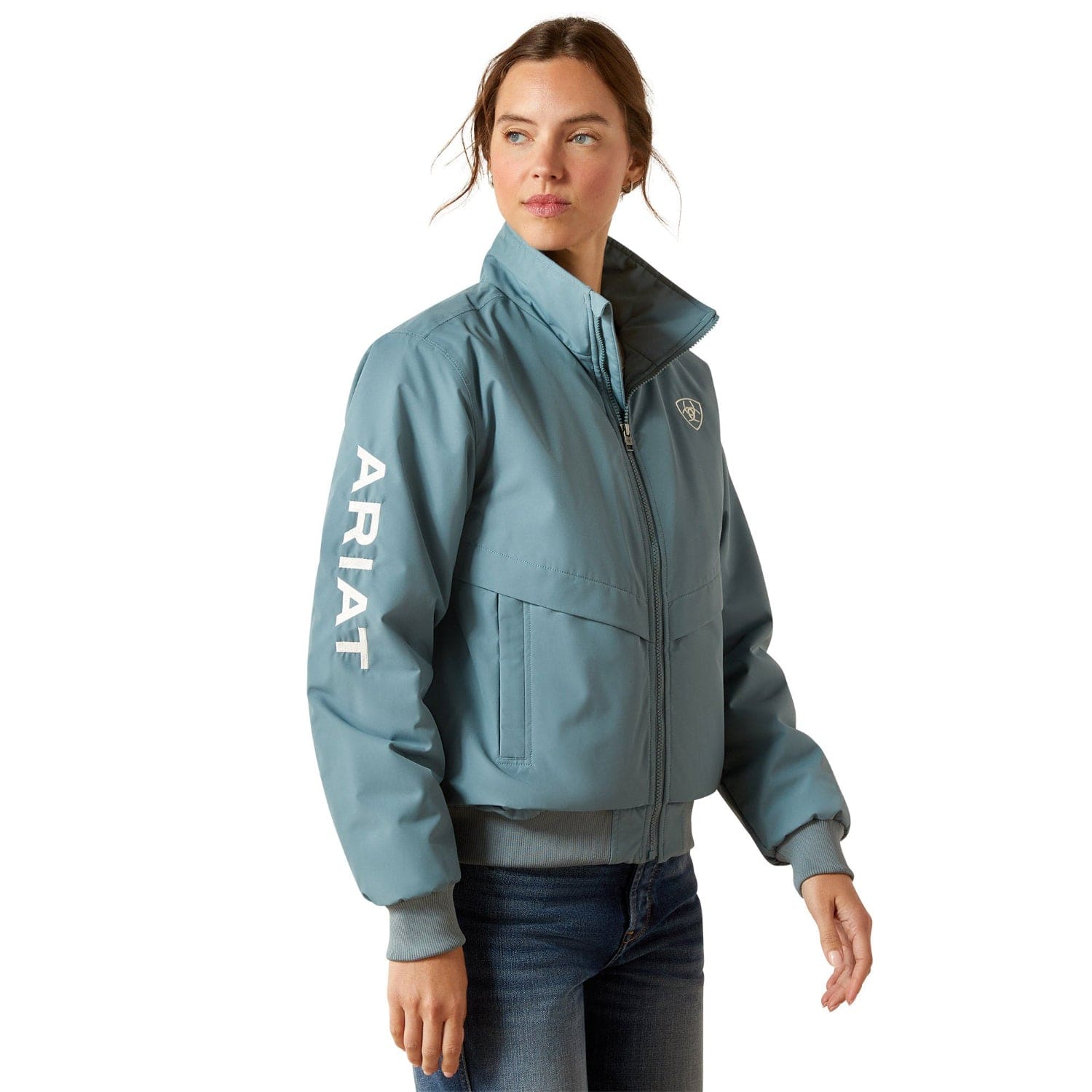 Ariat Womens Jumpers- Jackets - Vests XS / Steel Sage Ariat Jacket Womens Stable 2.0 Insulated