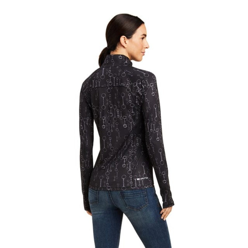 Ariat Womens Riding Tops & Jackets Ariat Top Womens Lowell 2.0 Black Bit Print (10041207)