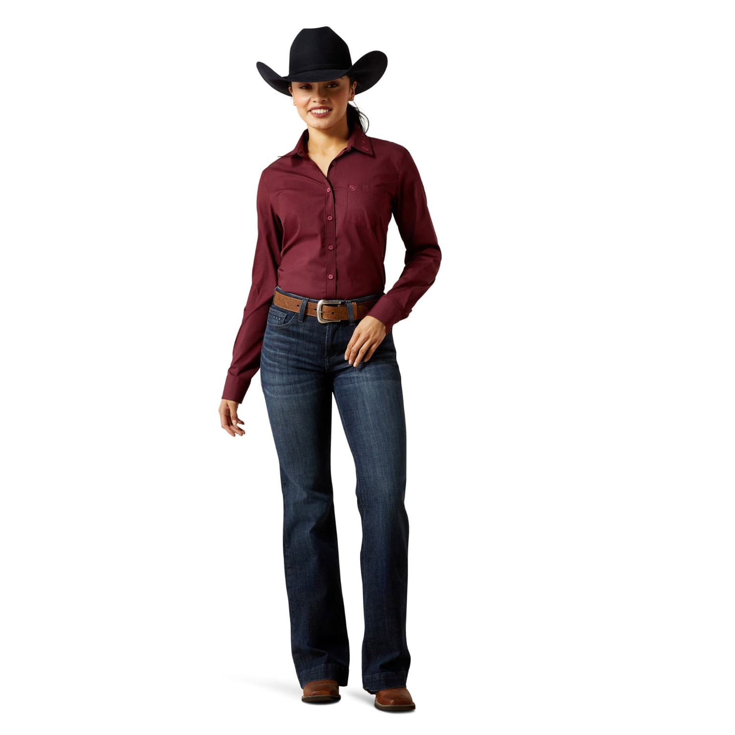 Ariat Womens Shirts Ariat Shirt Womens Kirby Wrinkle Resistant