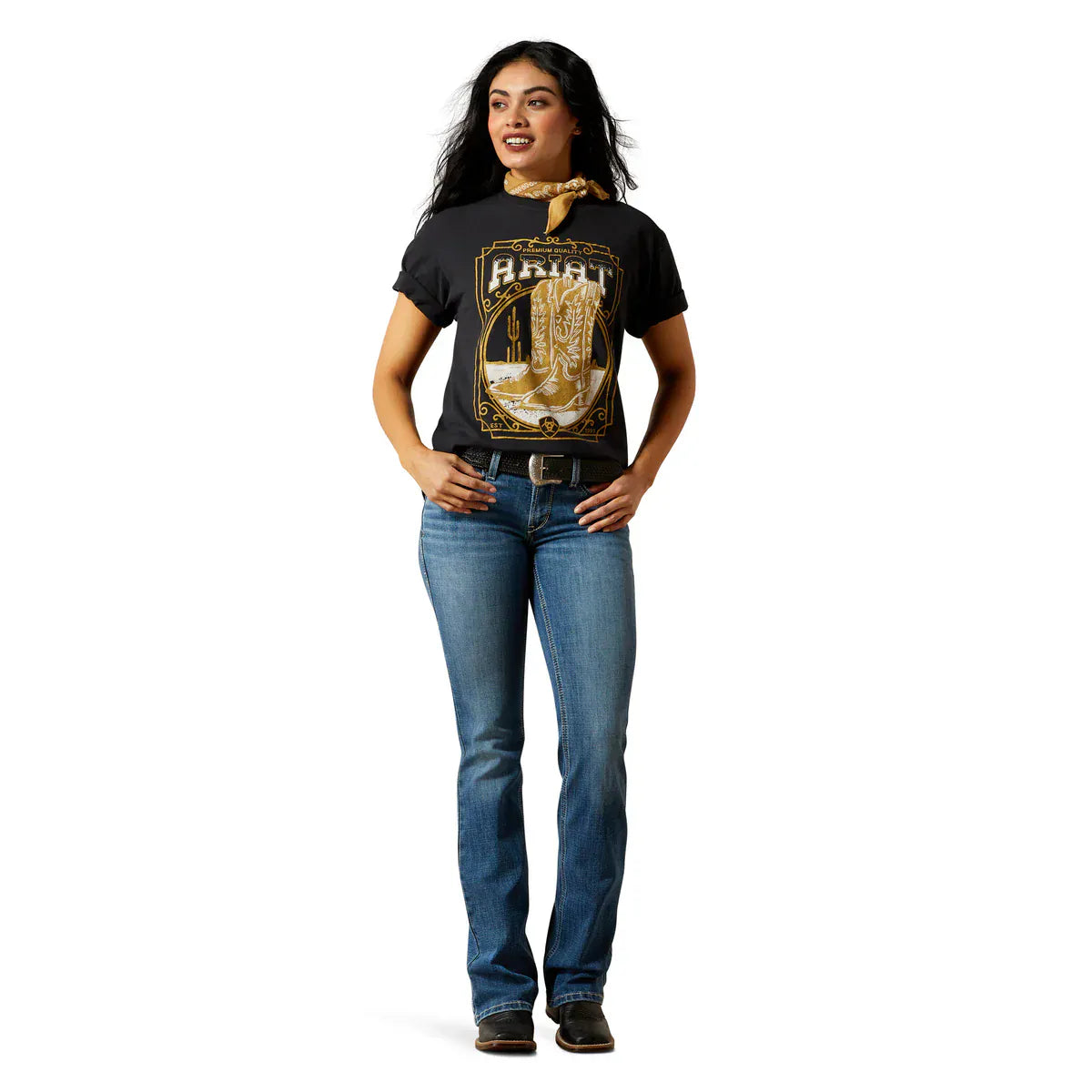 Ariat Womens Shirts Ariat Tee Womens Boot Cloche