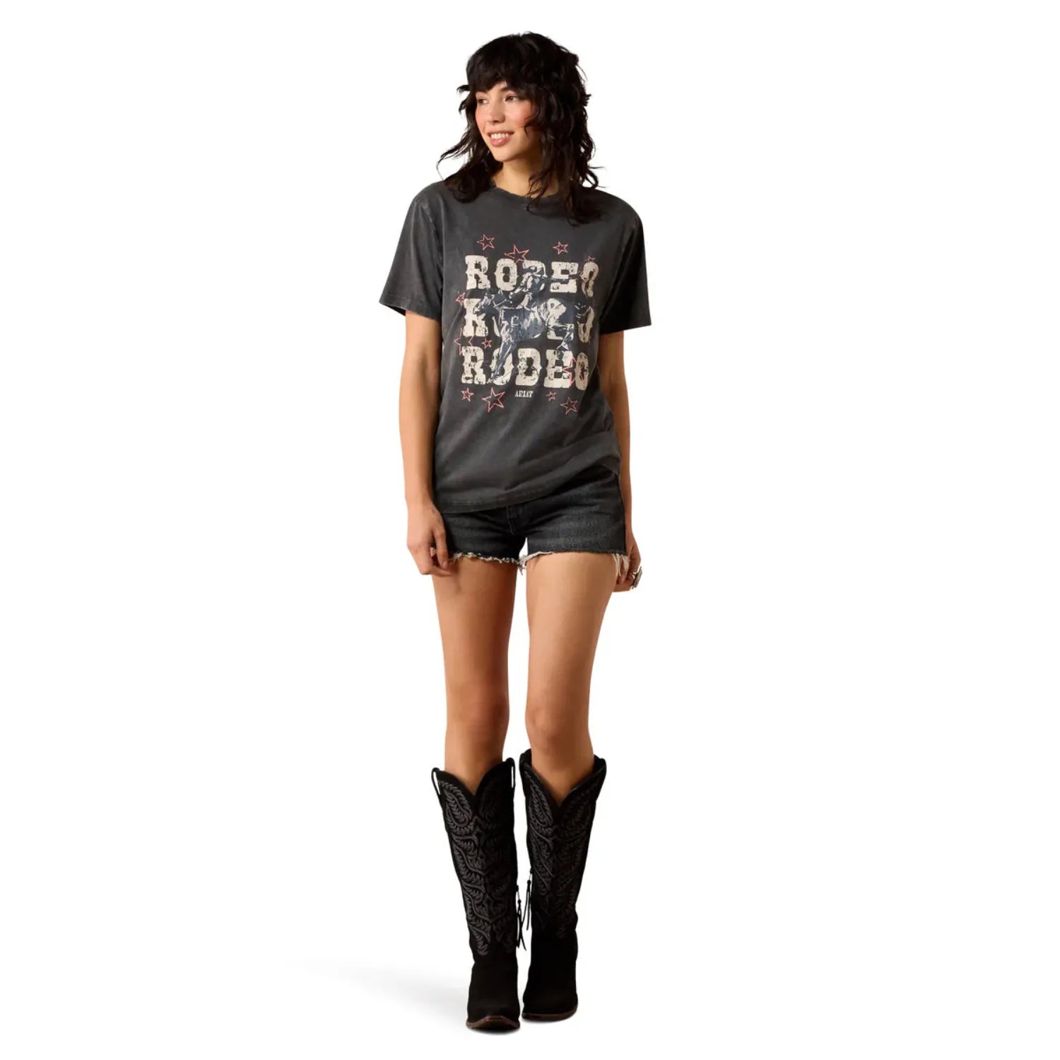 Ariat Womens Shirts Ariat Tee Womens Star Spangled Rodeo