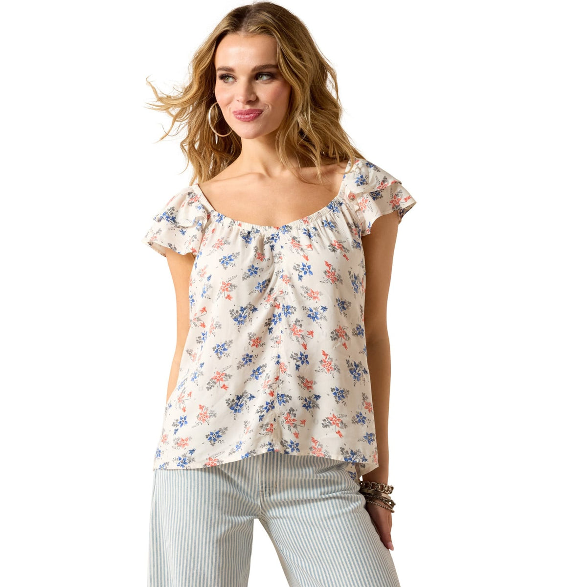 Ariat Womens Shirts XS / Floral Print Ariat Top Womens Lynn Sleeveless