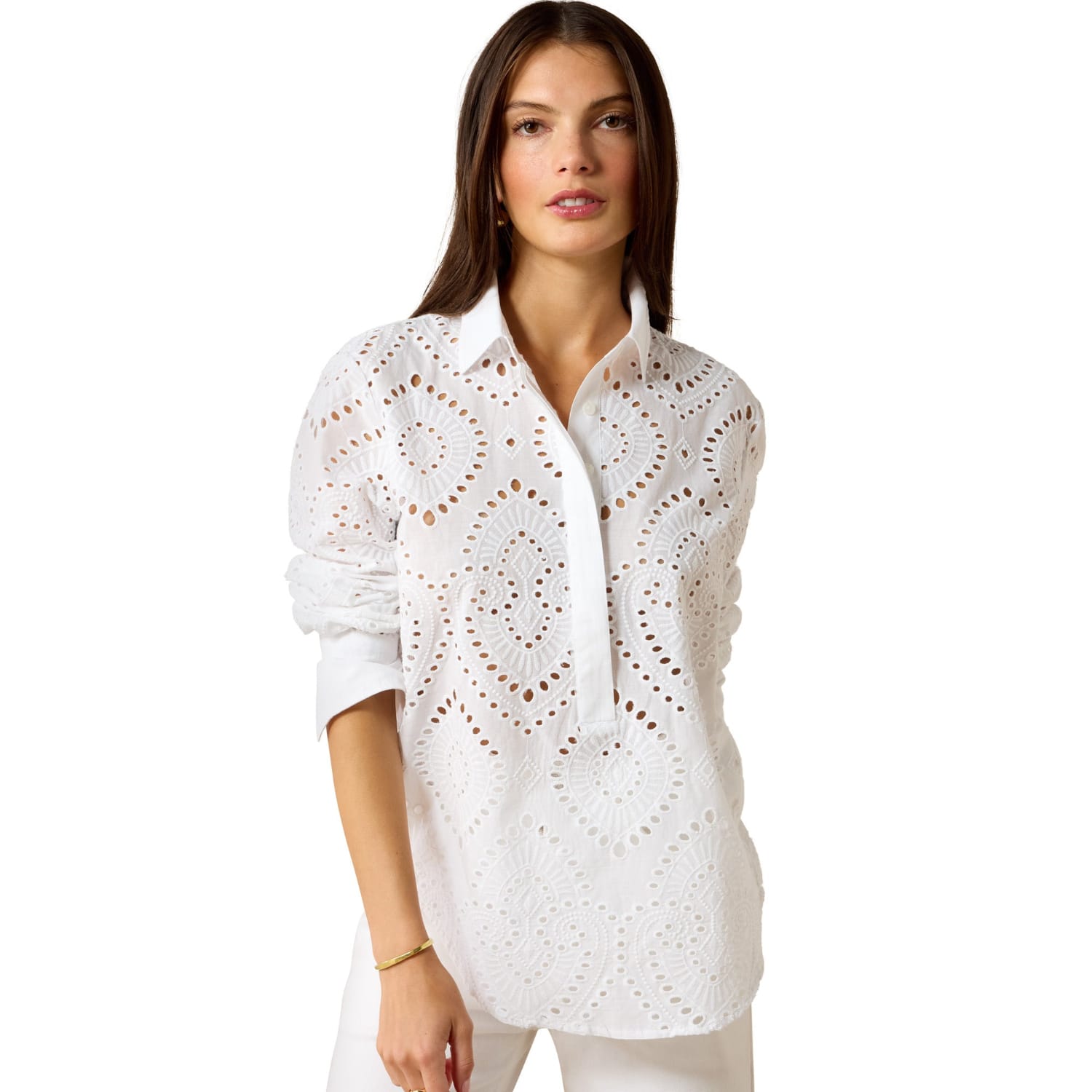 Ariat Womens Shirts XS / White Ariat Blouse Womens Millington