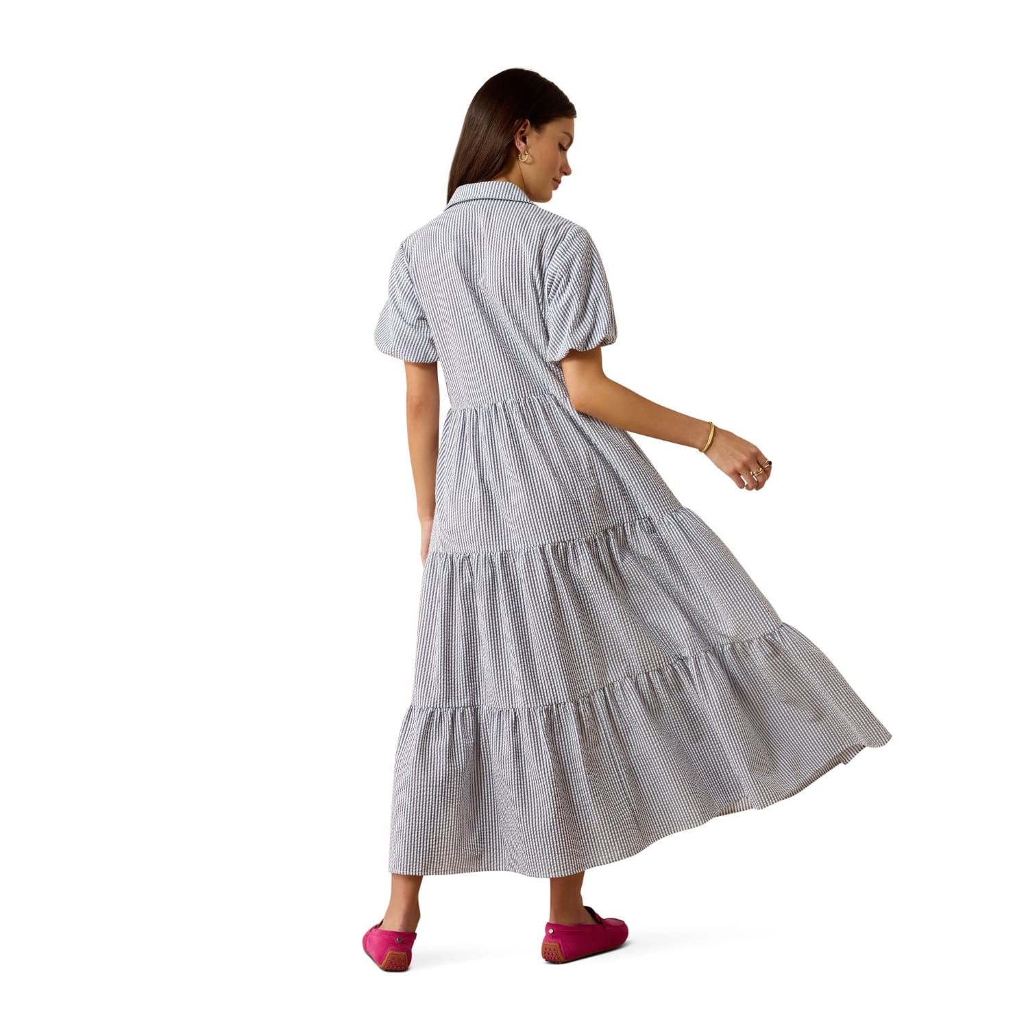 Ariat Womens Shorts- Skirts - Dresses Ariat Dress Womens Dovestone Pinstripe