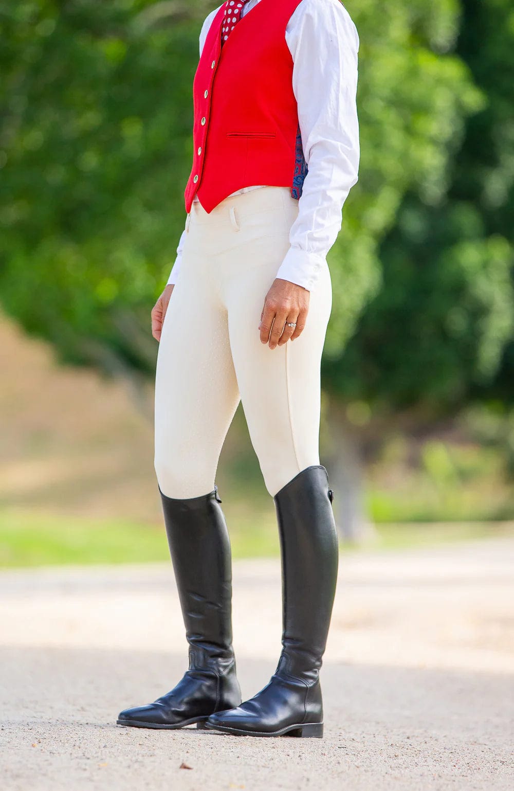 Bare Equestrian Kids Jodhpurs & Breeches 04 / Vanilla Cream BARE Equestrian Youth Competition Tights (YTH-VANIL)