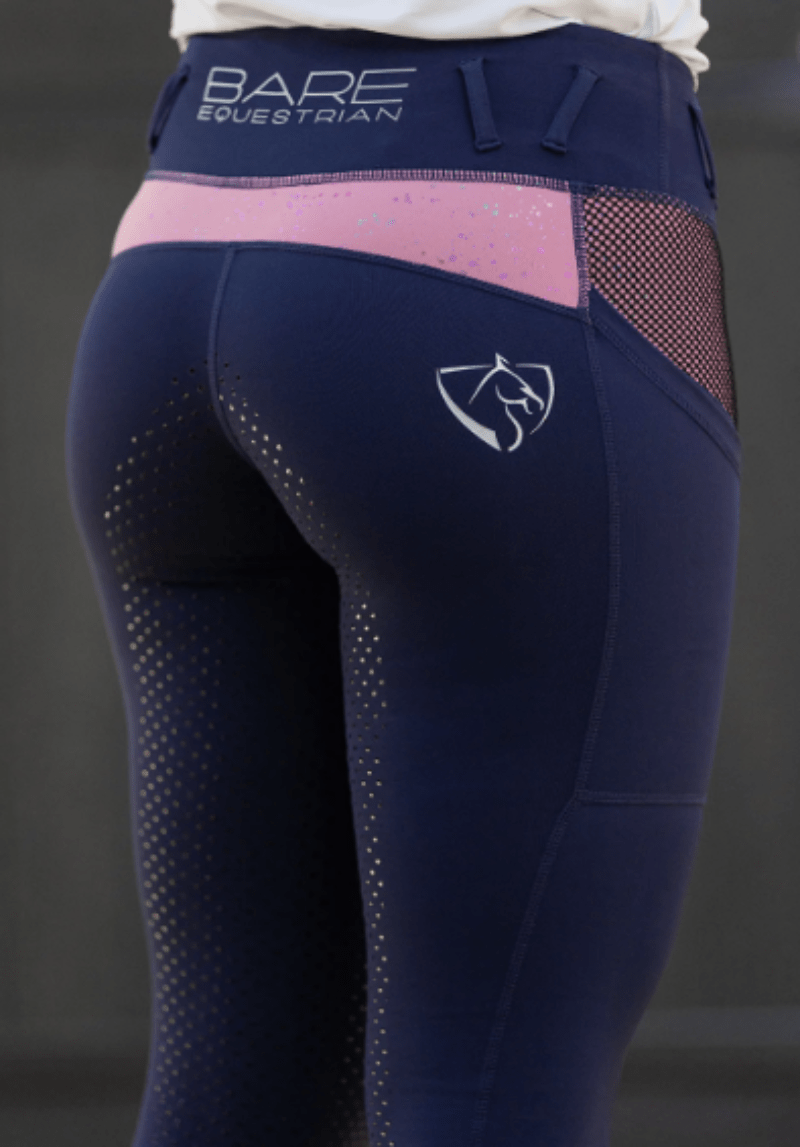 Bare Equestrian Kids Jodhpurs & Breeches Bare Equestrian Tights Kids Performance Galaxy