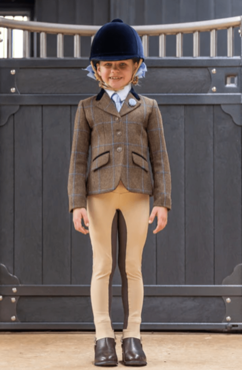 Bare Equestrian Kids Jodhpurs & Breeches Hunter/Havana Brown / 06-08 Bare Equestrian Compeition Tights Kids Two-Tone