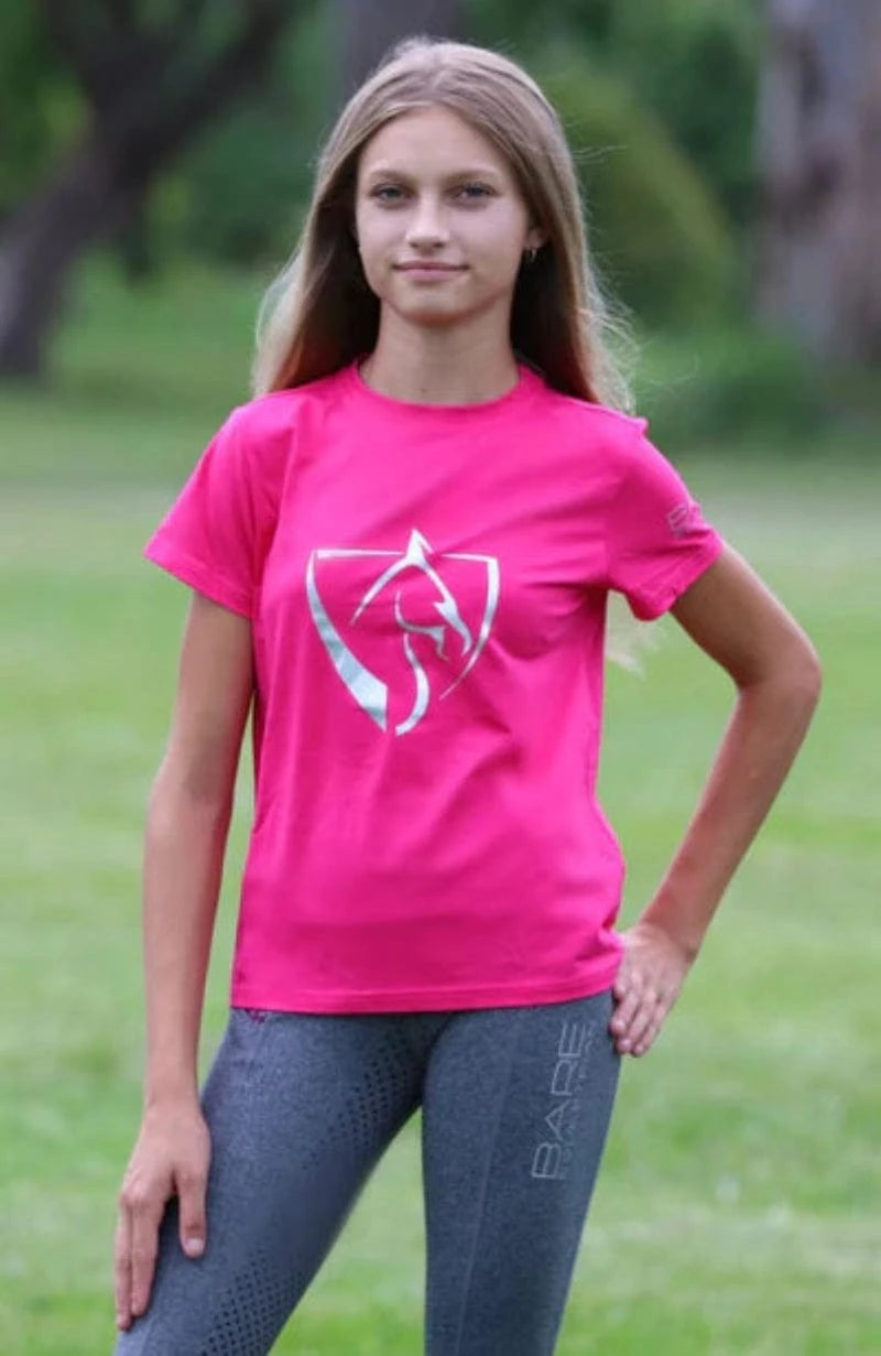 Bare Equestrian Kids Shirts Bare Equestrian Tee Youth Bare Logo